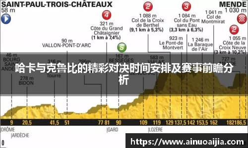 哈卡与克鲁比的精彩对决时间安排及赛事前瞻分析